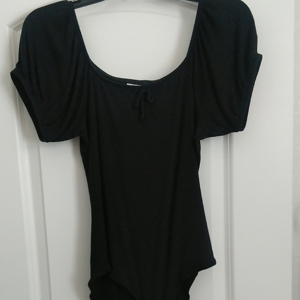 Selfie bodysuit in black. Size Juniors XL
